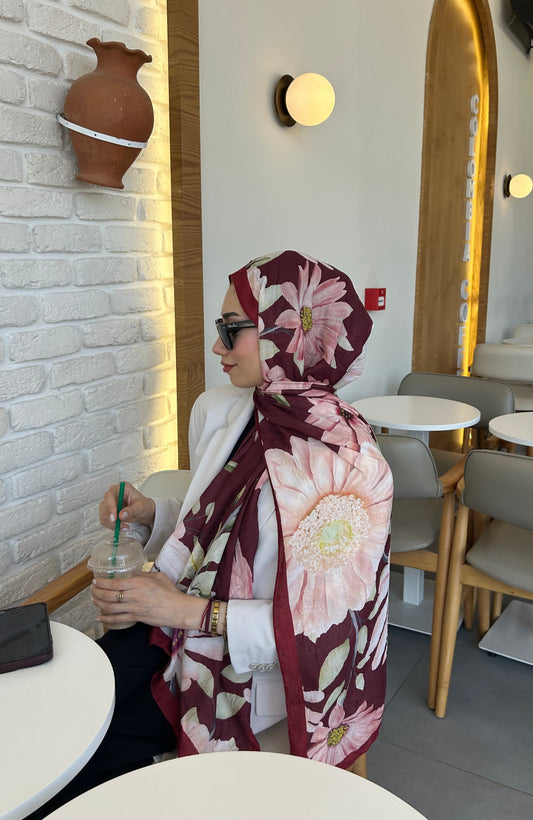 Bambu Şal Kırmızı