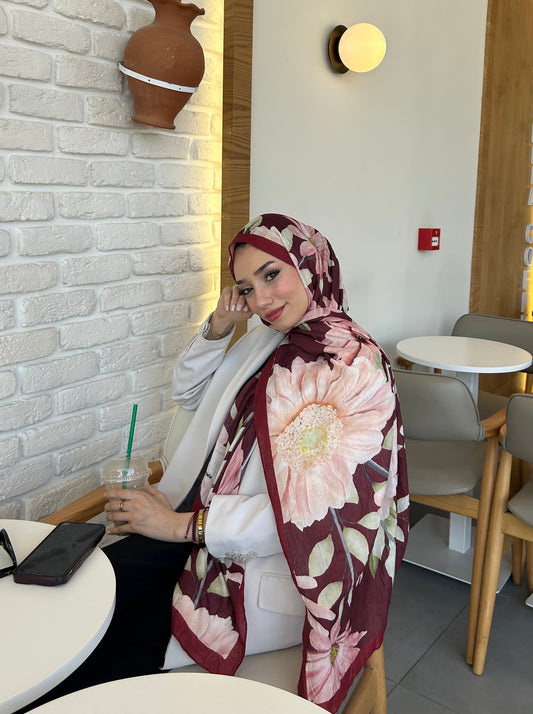 Bambu Şal Kırmızı